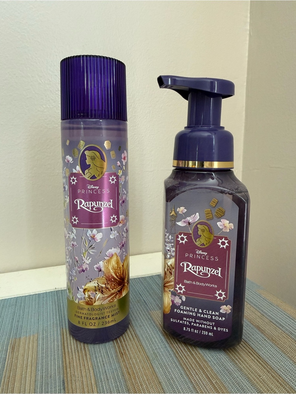 Bath & Body Works Disney Princess Rapunzel foaming hand soap and fragrance mist